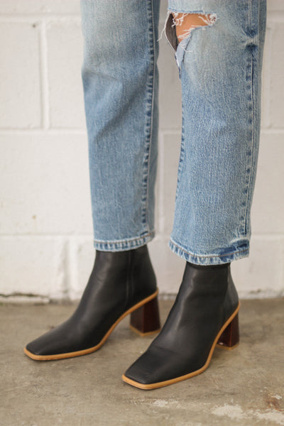 West Black Vintage Boot from Olivette